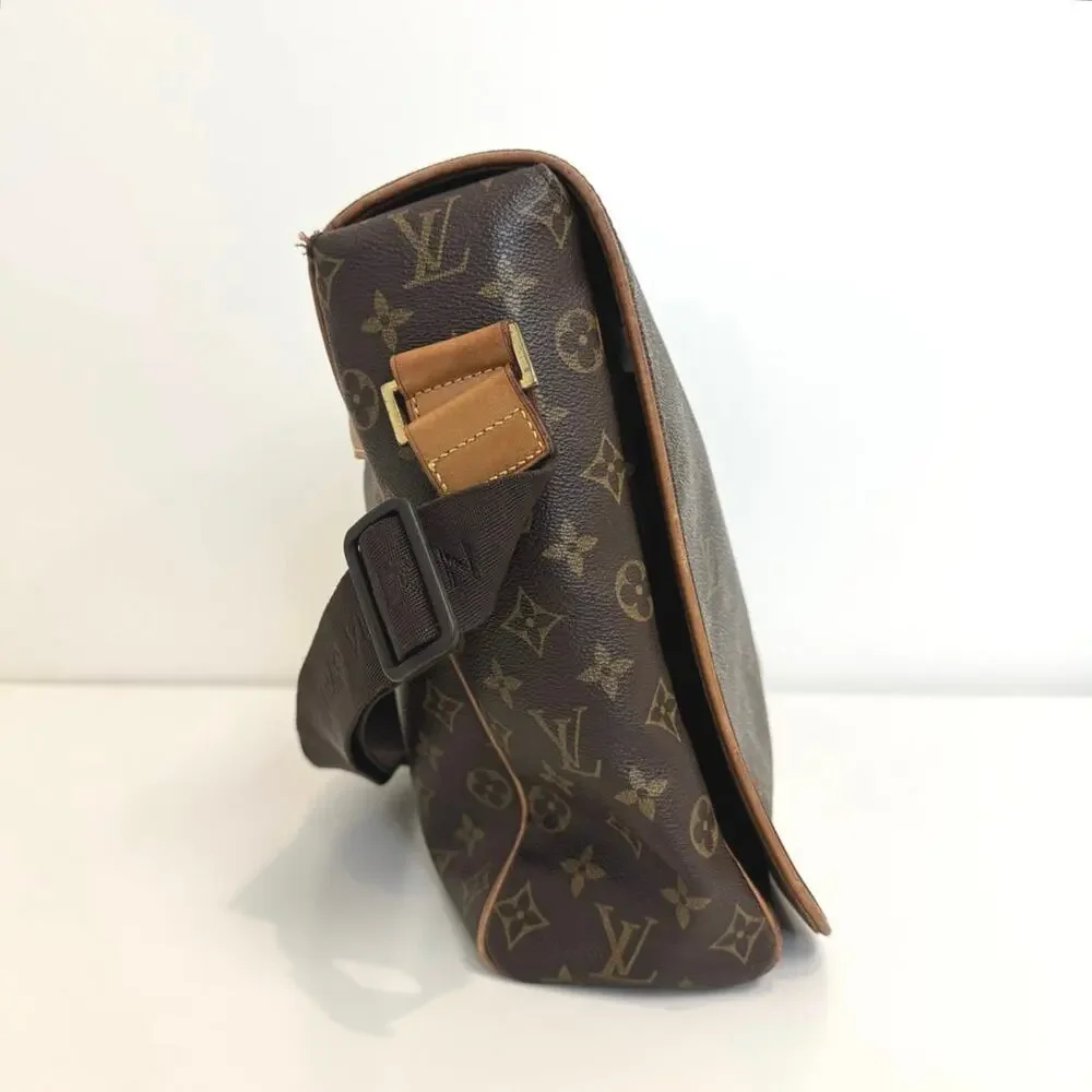 Louis Vuitton Brown Monogram Abbesses Messenger Bag LV Logo Large Crossbody